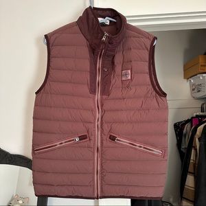 Stone Island Maroon Vest